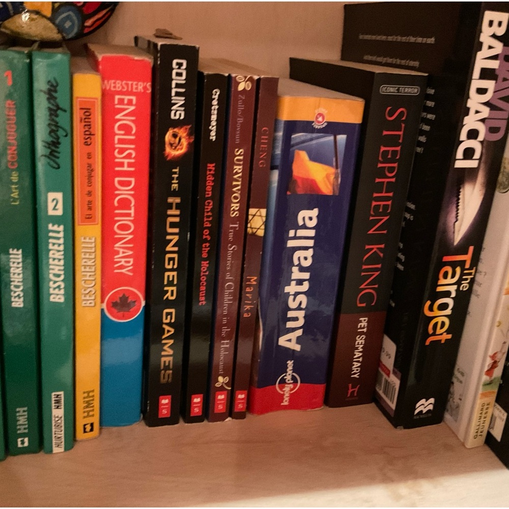 Different books and dictionaries